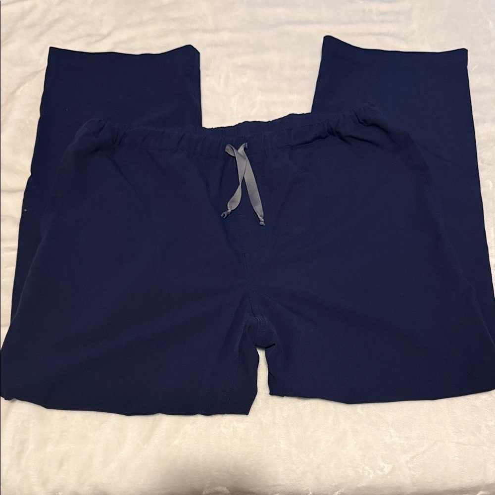 FIGS Technical Collection Scrub Pants SizeM  NavyBlue Style FM4500 Straight Leg